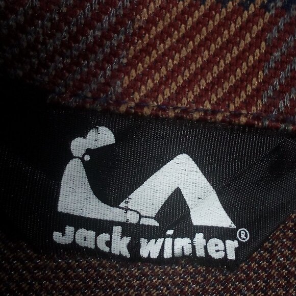 Vintage Jack Winter Plaid Polyester Snap Button Shirt - Picture 4 of 7